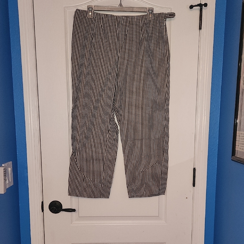 Coldwater Creek Gingham Capris